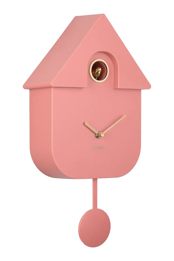 Годинник із зозулею Karlsson Modern Cuckoo 21,5 x 41 x 8,5 cm колір рожевий фото 2