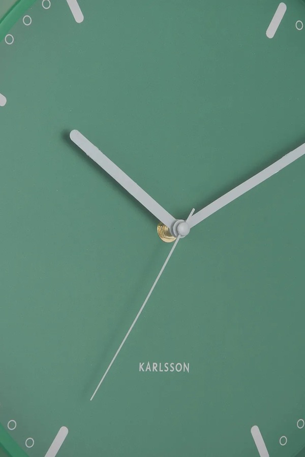 Настенный часы Karlsson Cool Retro 30 cm цвет зеленый фото 2