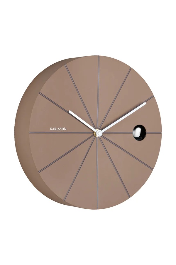 Настінний годинник із зозулею Karlsson Destacado Cuckoo 28 cm колір коричневий фото 2