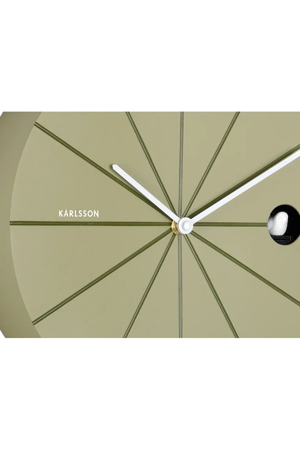 Настінний годинник із зозулею Karlsson Destacado Cuckoo 28 cm колір зелений фото 3