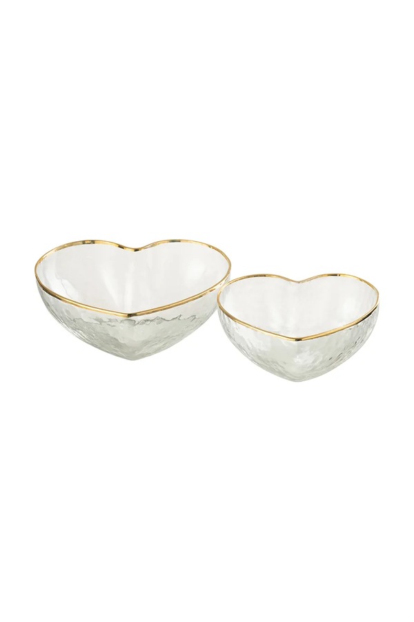 Набір мисок J-Line Apero 2-pack колір прозорий фото 2