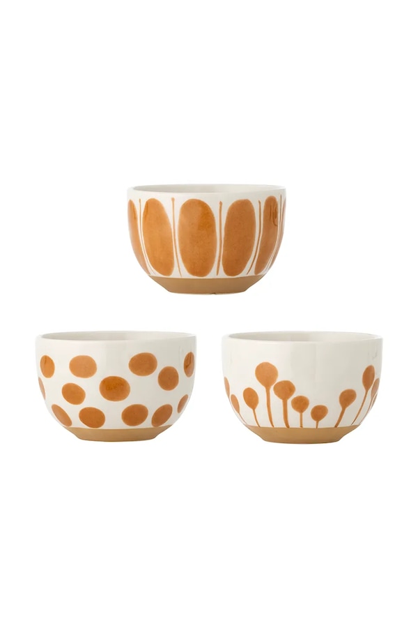 Набір мисок Bloomingville Linora 3-pack колір помаранчевий