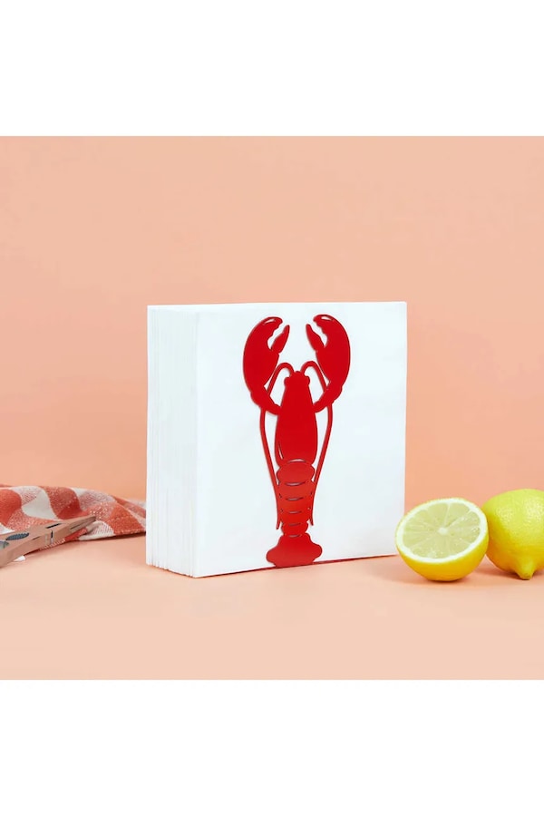 Тримач для серветок Balvi Lobster 16 cm колір червоний фото 3