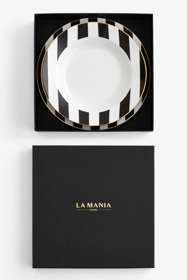 Столовий сервіз на 1 персону La Mania Stripes 3 szt. фото 2