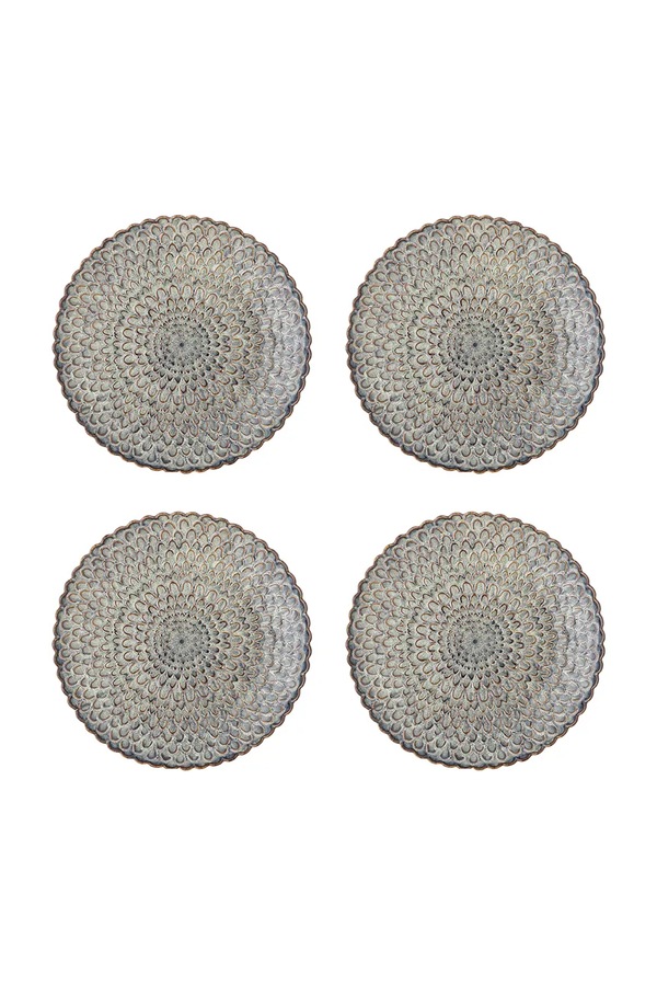 Набір плоских тарілок Bloomingville Katrina 26,5 cm 4-pack
