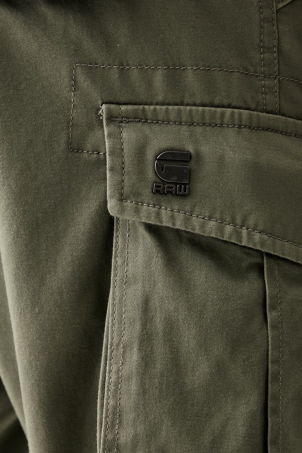 Джинси tapered чоловічі G-Star Rovic Zip 3D Regular Tapered колір зелений фото 4