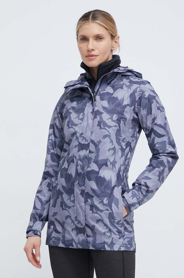 Дощовик Columbia Splash A Little II Jacket колір чорний