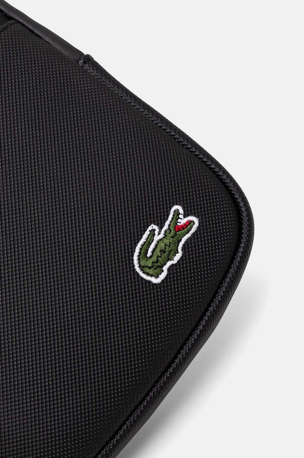 Сумка чоловіча Lacoste колір чорний фото 4