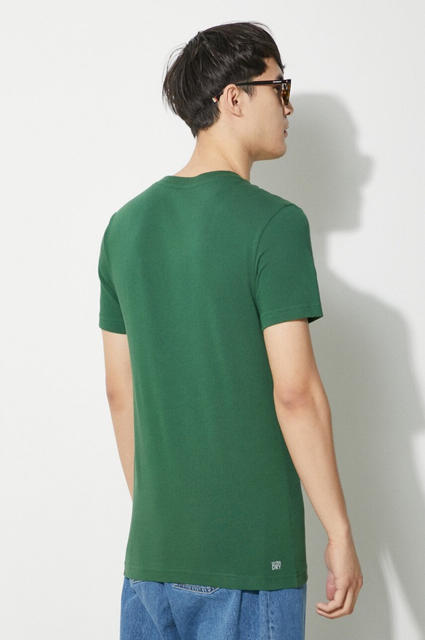 Футболка Lacoste колір зелений фото 2