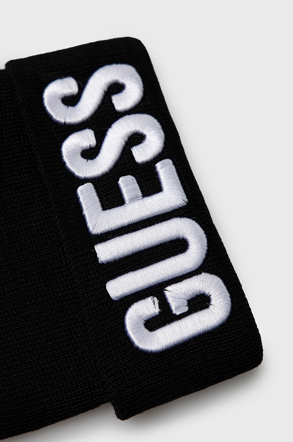 Дитяча шапка Guess колір чорний фото 2