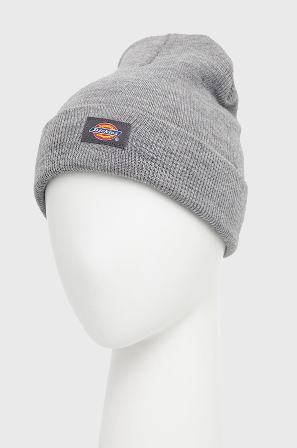 Шапка Dickies колір сірий фото 2