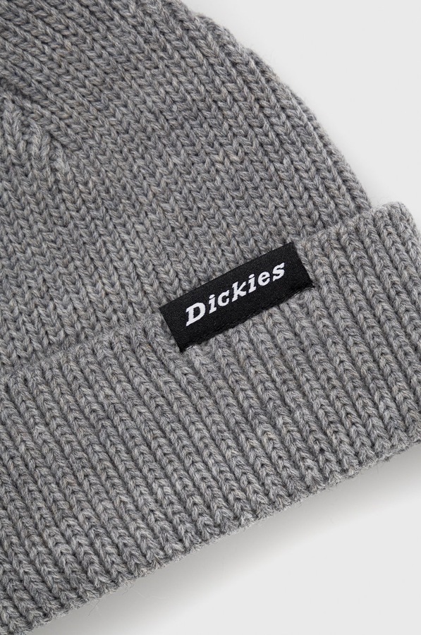 Шапка Dickies колір сірий фото 3