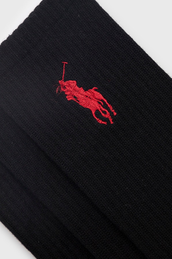 Шкарпетки Polo Ralph Lauren (3-pack) колір чорний