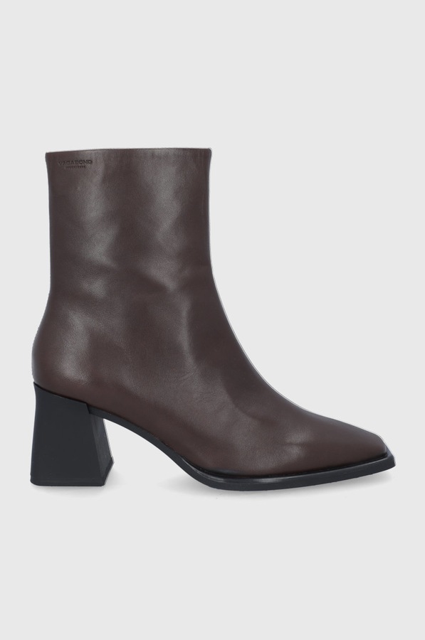 Кожаные ботинки Vagabond Shoemakers цвет коричневый
