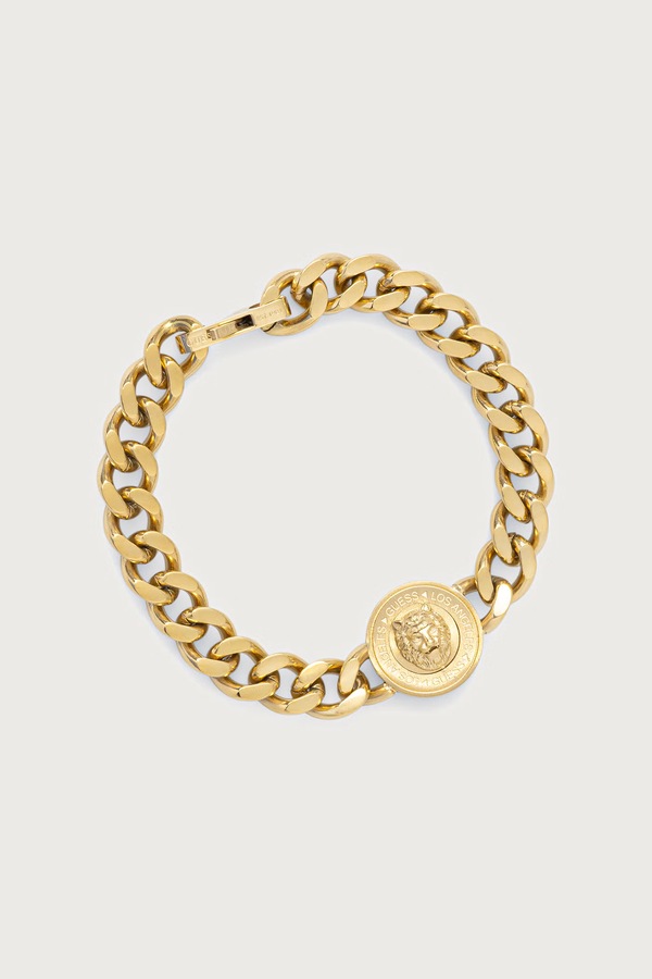 Браслет чоловічий Guess колір золотий