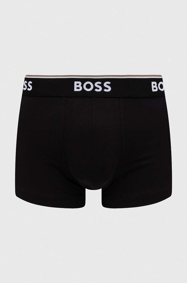 Боксери BOSS (3 - Pack) Trunk 3P Power колір сірий