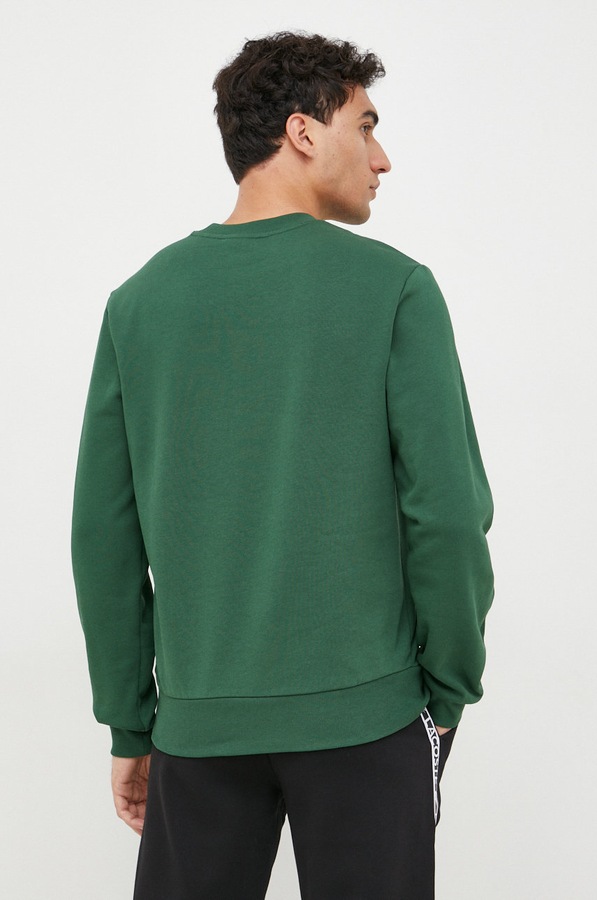 Кофта мужская с хлопком Lacoste цвет зеленый фото 2