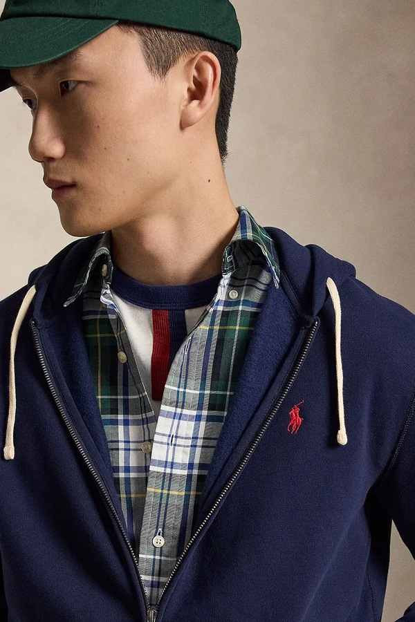 Кофта Polo Ralph Lauren колір синій фото 4