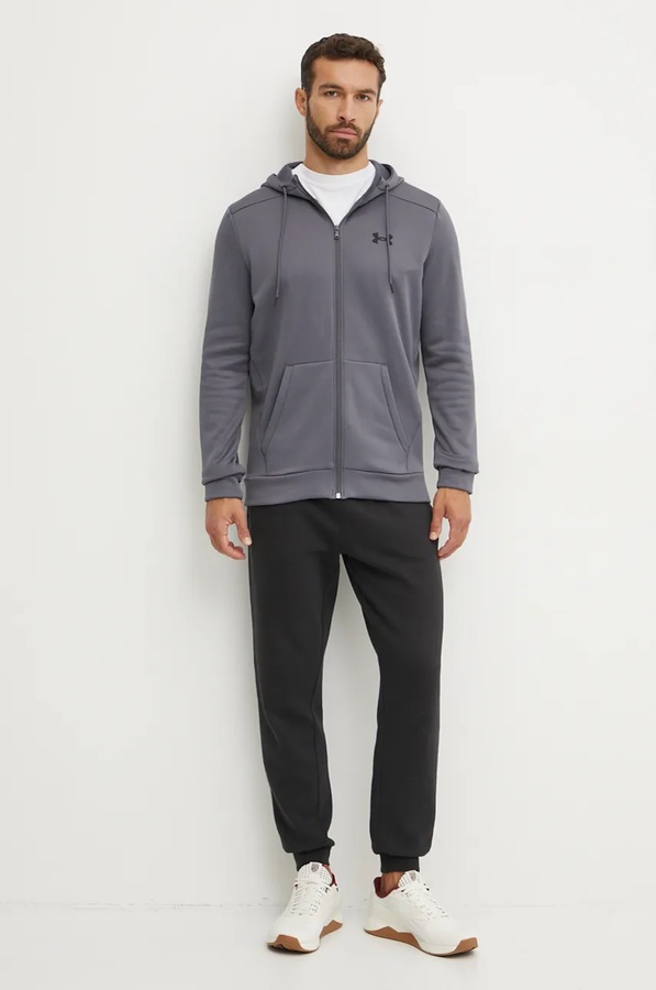 Кофта Under Armour колір сірий фото 2