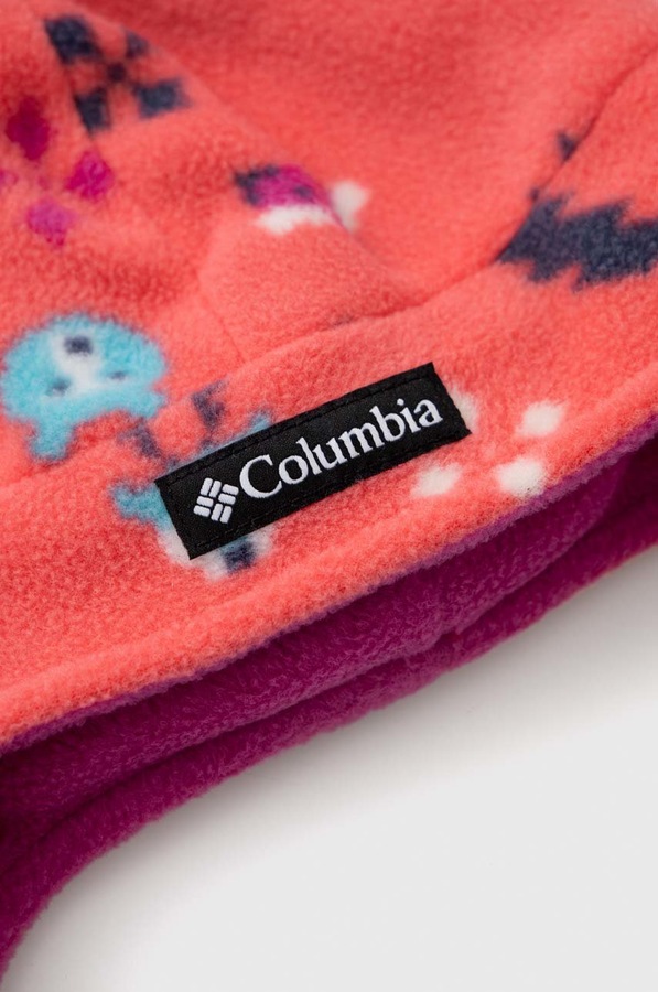 Дитяча шапка Columbia колір рожевий фото 2