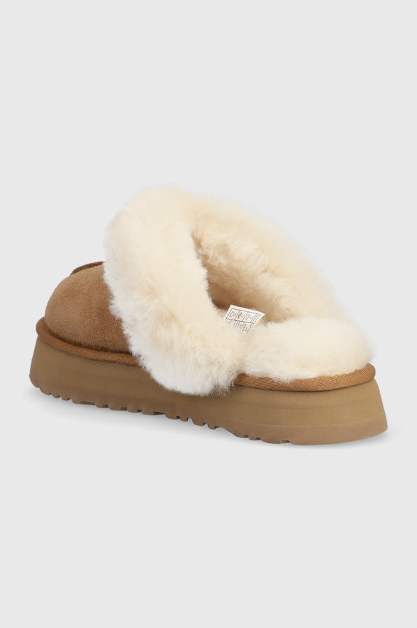 Замшеві капці UGG колір коричневий фото 2