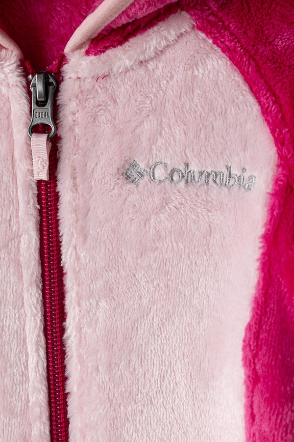 Комбінезон дитячий флісовий Columbia колір рожевий фото 3