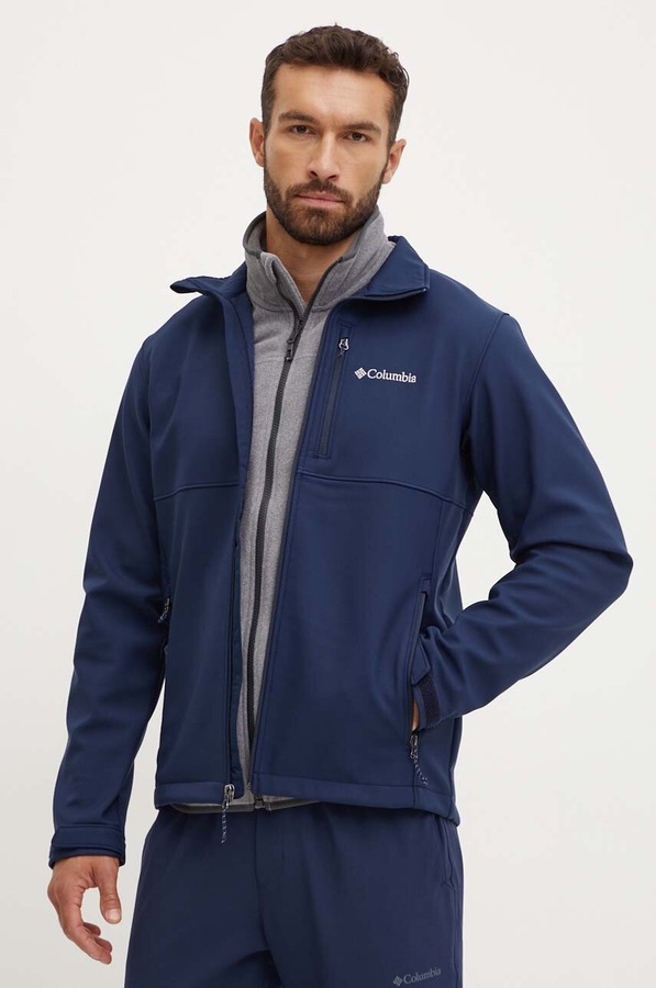 Куртка softshell чоловіча Columbia Ascender Softshell колір темно-синій