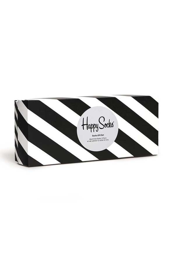 Шкарпетки Happy Socks 4-pack колір чорний
