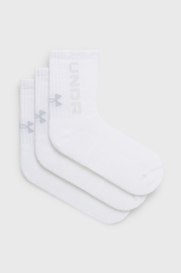 Шкарпетки Under Armour 3-pack колір білий