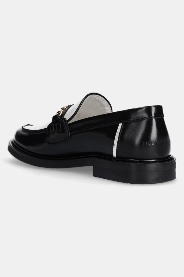 Кожаные мокасины Filling Pieces Loafer Polido цвет черный фото 2