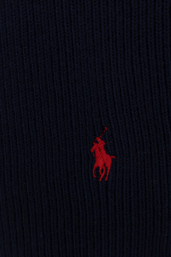 Вовняний шарф Polo Ralph Lauren колір синій фото 2