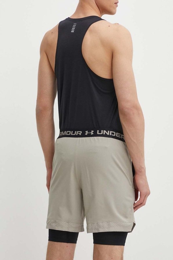 Шорти для тренувань Under Armour Vanish колір бежевий фото 3