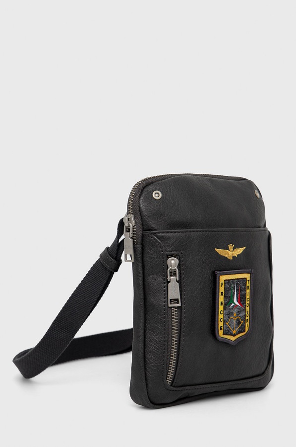 Сумка Aeronautica Militare колір сірий фото 2