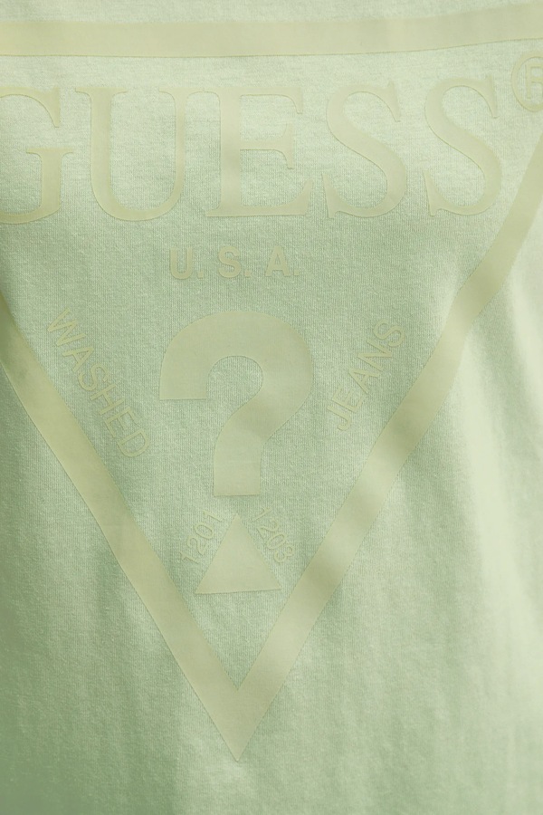 Бавовняна футболка Guess колір бірюзовий фото 4