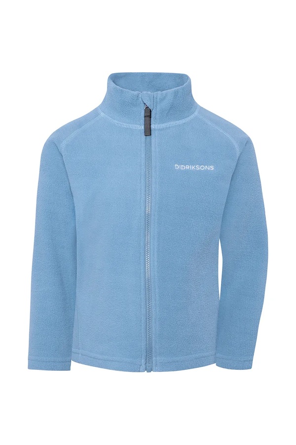 Флісова кофта дитяча Didriksons MONTE KIDS FULLZIP колір блакитний фото 2
