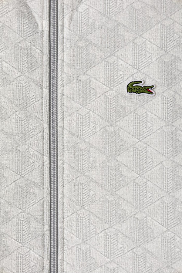 Кофта на застежке мужская Lacoste цвет серый фото 2
