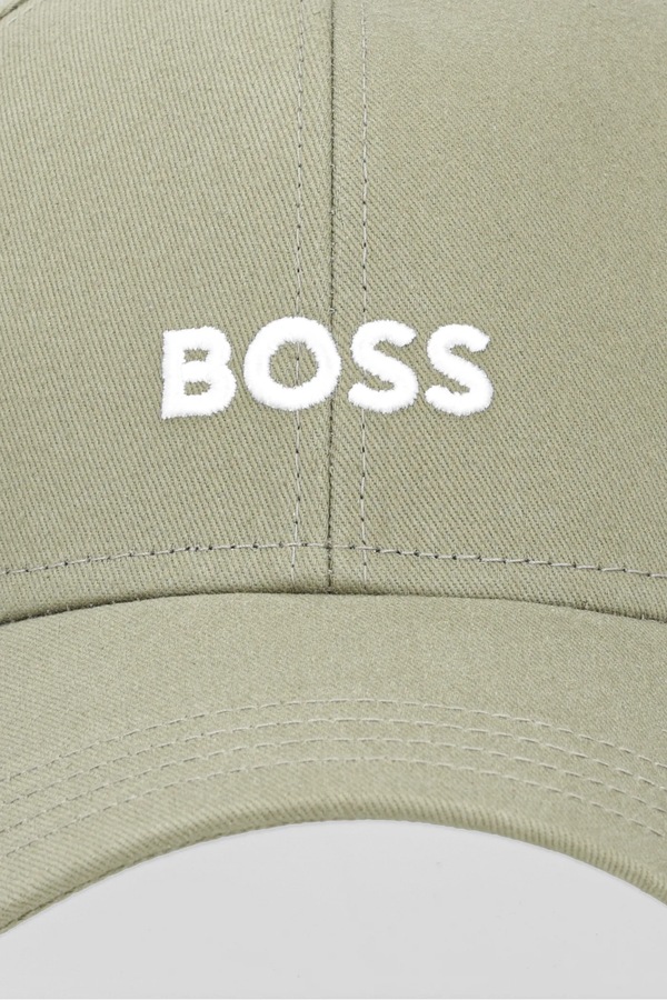 Хлопковая бейсболка BOSS Zed цвет черный
