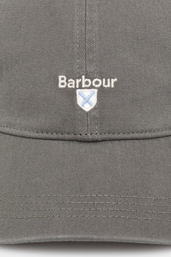 Бейсболка чоловіча бавовняна Barbour колір зелений
