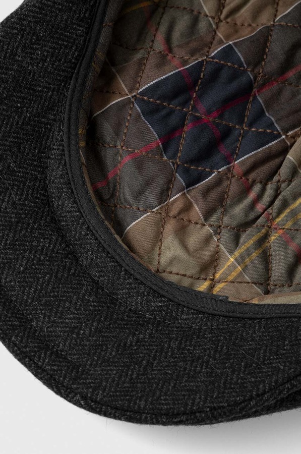 Кашкет чоловічий з вовною Barbour колір зелений фото 3