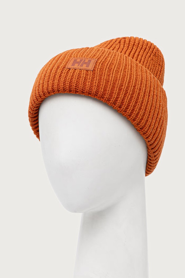 Шапка Helly Hansen beanie HH RIB BEANIE колір помаранчевий фото 2