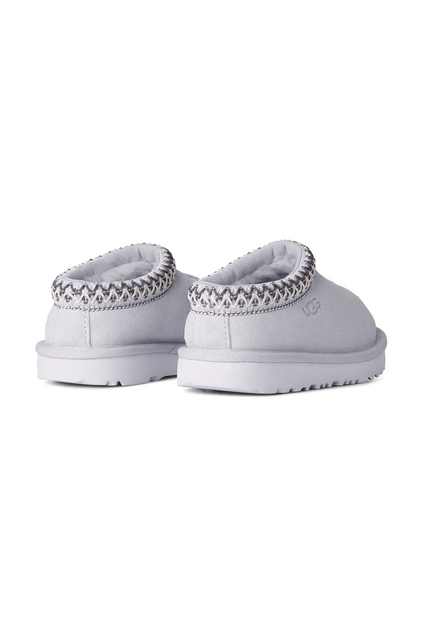 Капці дитячі замшеві UGG T TASMAN II колір білий фото 2