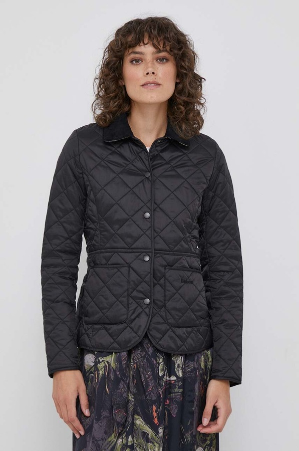 Стеганая куртка женская Barbour Deveron Quilt цвет черный