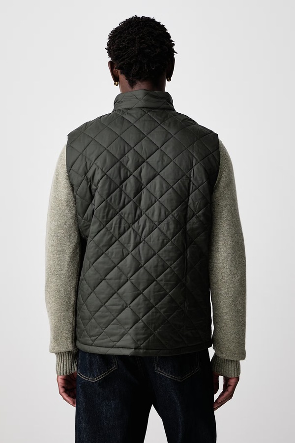 Безрукавка чоловіча Barbour MONTY колір зелений фото 2