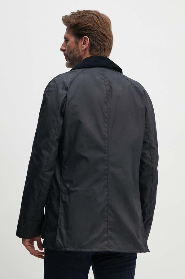 Куртка чоловіча вощена Barbour Ashby Wax Jacket колір темно-синій фото 2