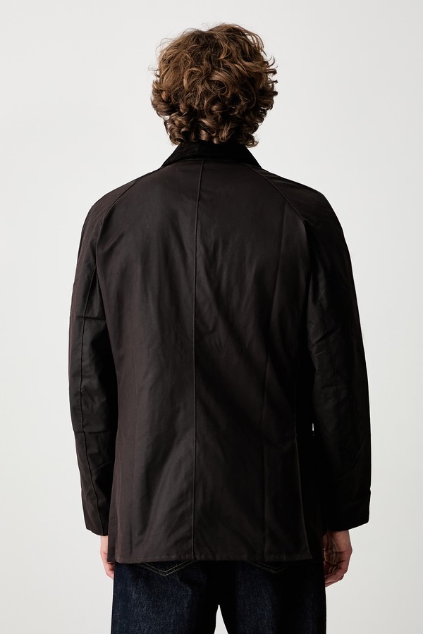 Куртка чоловіча вощена Barbour Ashby Wax Jacket колір коричневий фото 3