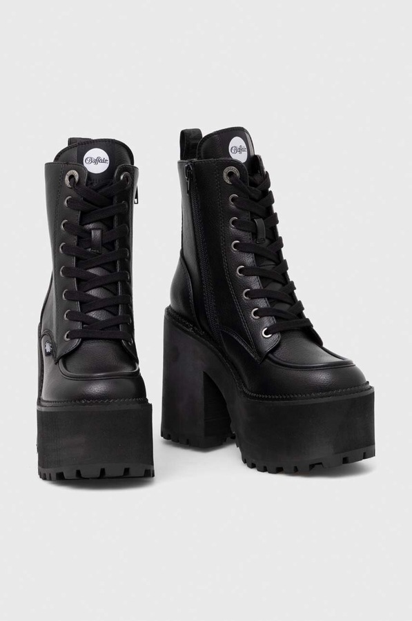 Черевики Buffalo Killah Lace Up Mid колір чорний фото 2