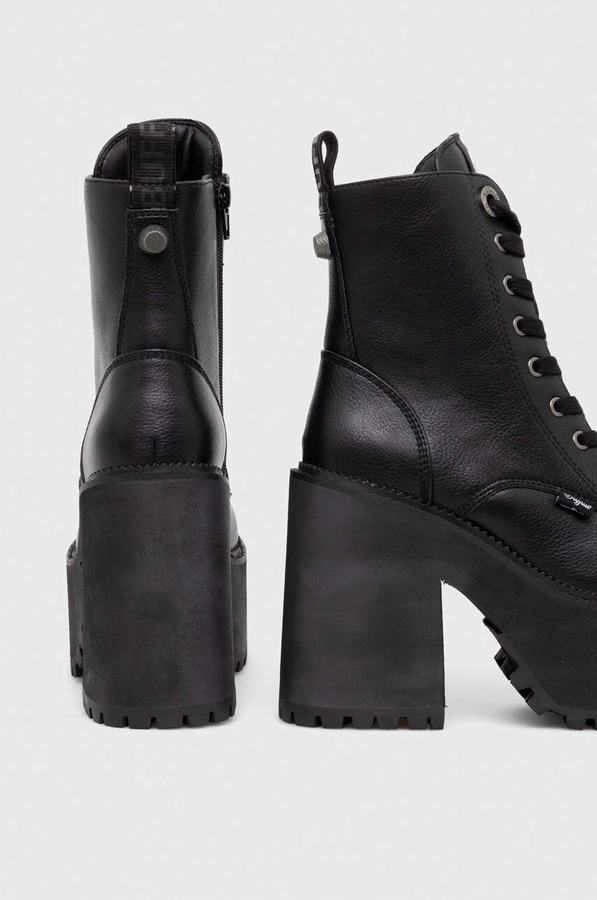 Черевики Buffalo Killah Lace Up Mid колір чорний фото 3