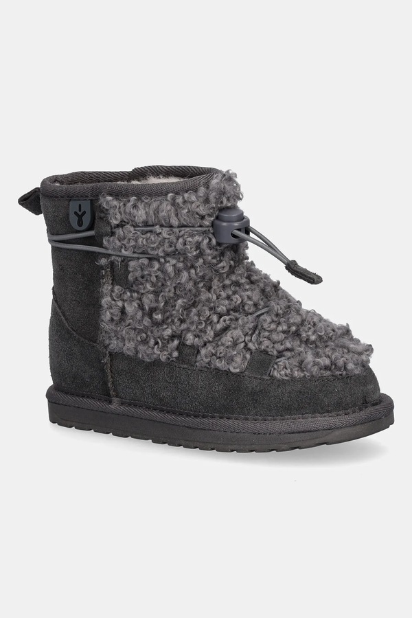 Дитячі замшеві чоботи Emu Australia Mauboy колір коричневий