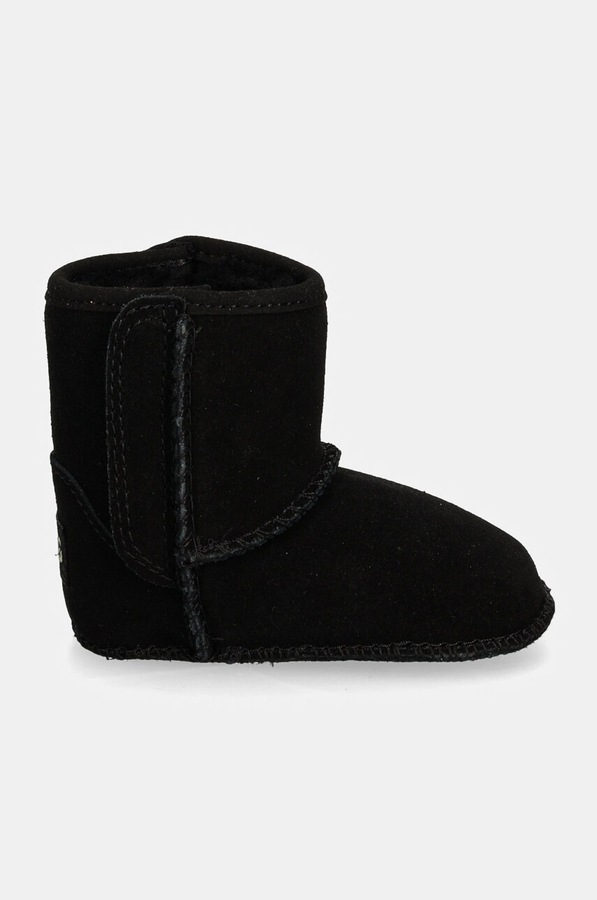 Замшеві кросівки для немовлят UGG I BABY CLASSIC колір чорний фото 2
