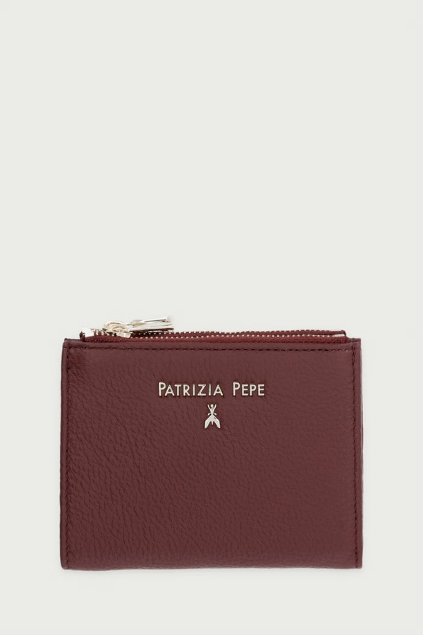 Кошелек женский кожаный Patrizia Pepe цвет коричневый